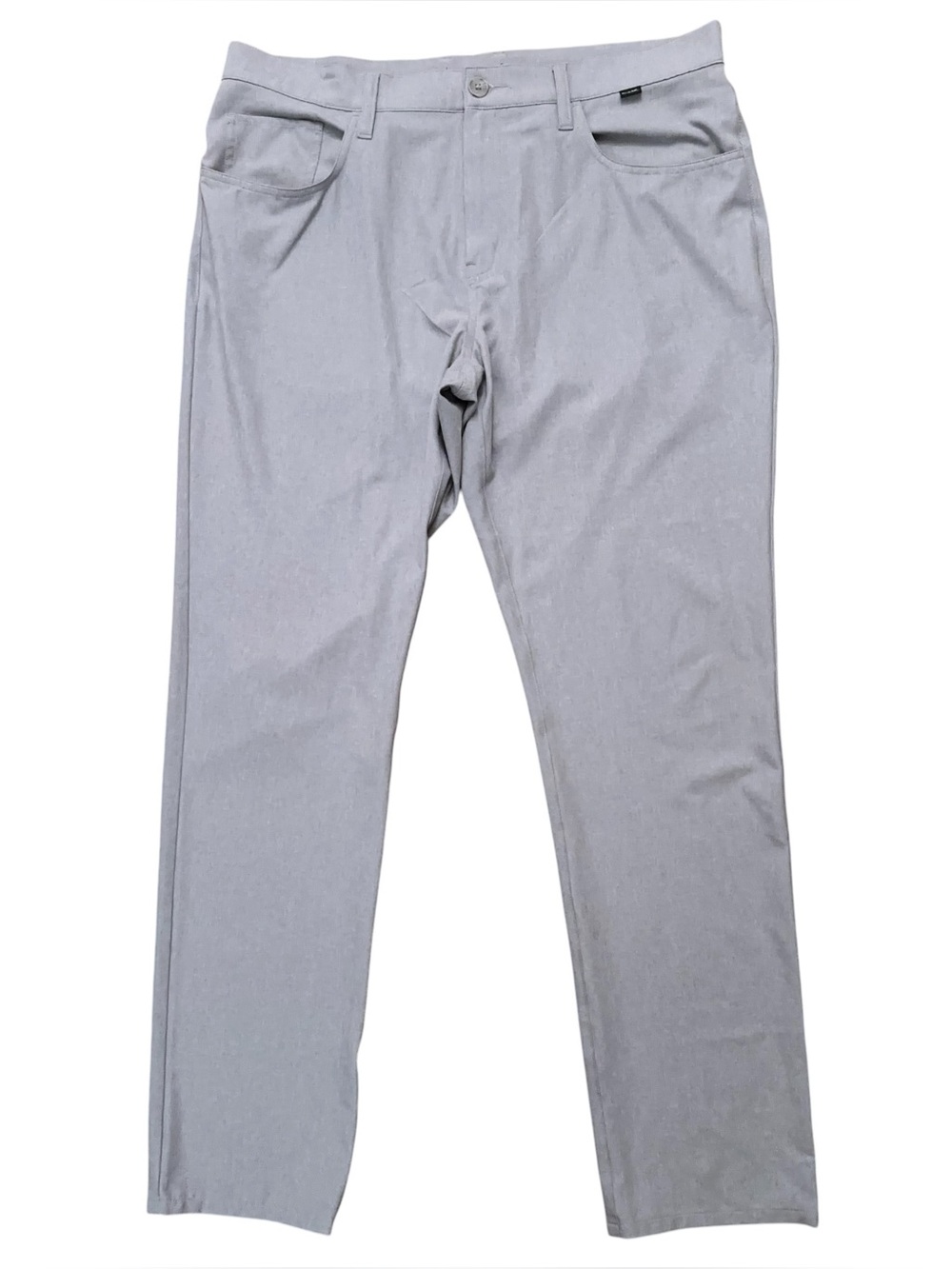 Travis Mathew Pants Mens 36 Open To Close 2.0 Golf Stretch Lightweight Gray